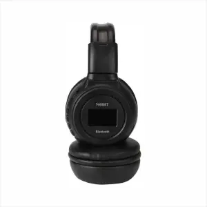Audífonos Bluetooth con Radio FM y Lector MicroSD: Sonido sin Límites - Audifonos Bluetooth LCD Radio FM MicroSD