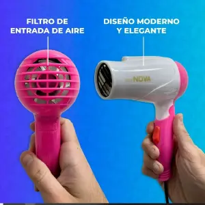 Mini Secador Nova NV 1290: Tu Compañero de Viaje Ideal - Mini Secador Nova Nv 1290 Viaje