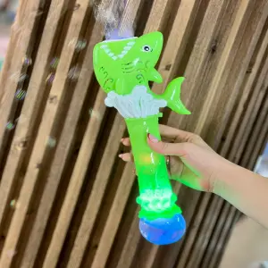 Pistola de Burbujas Tiburón: ¡Diversión Acuática Garantizada! - PISTOLA BURBUJERA TIBURON