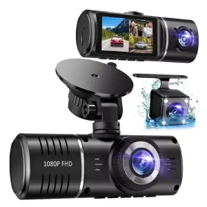 Cámara de Coche 3 en 1 Full HD 1080p: Visión Clara y Completa - Cámara Carro 3 En 1 Full Hd 1080