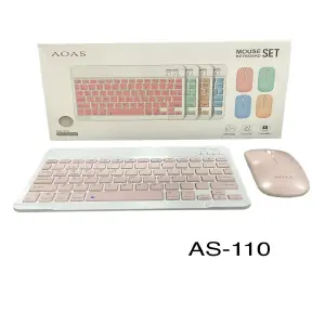 TECLADO COMBO INALAMBRICO AS-110: Productividad Sin Límites - TECLADO COMBO INALAMBRICO AS-110