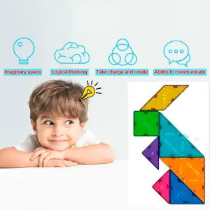 Tangram Magnético Didáctico: ¡La Diversión que Despierta la Inteligencia! - Tangram Magnético Didáctico educativo