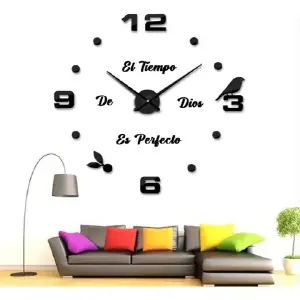 Reloj de Pared con Diseño Elegante y Efecto 3D - Reloj De Pared Diseño Elegante 3D