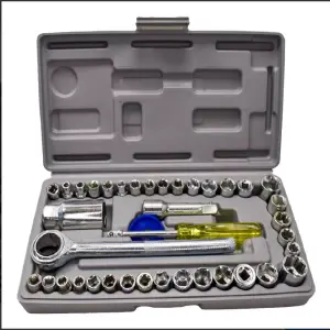 Juego de Copas y Ratchet + Extensor 1/4": Potencia Tu Caja de Herramientas - Juego De Copas Y Ratchet + Extensor 1/4