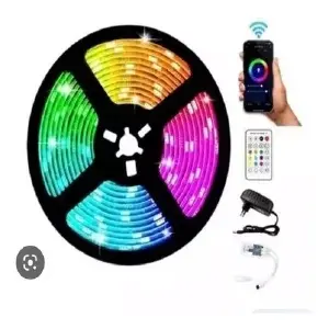 Cinta LED Multicolor Bluetooth - Ilumina Tu Espacio con Estilo - Cinta Led Luces Multicolor 5 Metros Bt