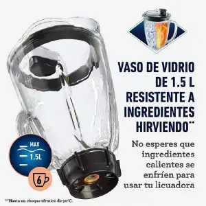Licuadora Clásica REVERSIBLE Oster: Potencia y Versatilidad en Tu Cocina - Licuadora Clásica  REVERSIBLE Oster 1.5L