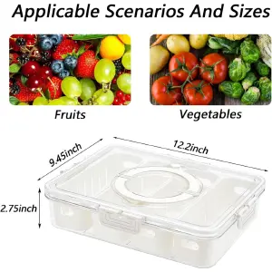 Recipiente Hermético de 4 Compartimientos: ¡Organización y Frescura en un Solo Lugar! - Recipiente Hermetico 4 Compartimientos.