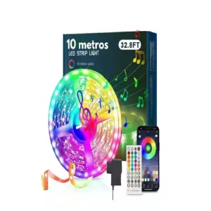 Cinta LED RGB de 10 Metros: ¡Ilumina Tu Mundo con Color! - Cinta LED RGB 10 metros