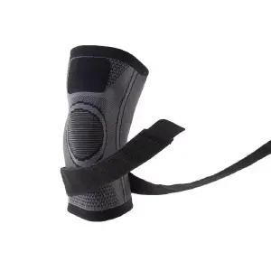 Rodillera Deportiva Ajustable: Soporte y Comodidad para tu Rendimiento - Rodillera Deportiva Ajustable Negro