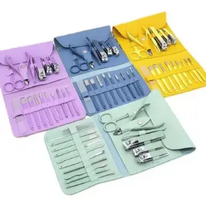 Kit Completo de Manicure, Pedicure y Cuidado Facial x16 - Kit Manicure Pedicure Cuidado Facial x16