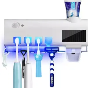 Innovador Soporte Esterilizador UV para Cepillos Dentales - Soporte Cepillo Dental Esterilizador Uv