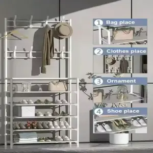 ORGANIZADOR ZAPATERO PERCHERO 5 NIVELES