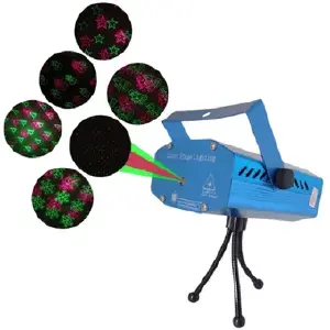 Proyector Láser Audio Rítmico: ¡Tu Fiesta con Estilo! - Proyector Laser Audio rítmico 6 Figuras