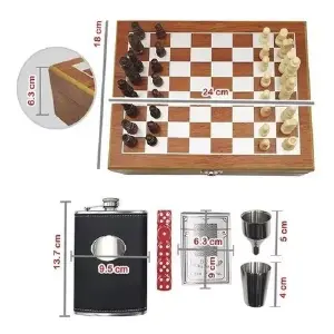 Licorera y Ajedrez: Elegancia y Estrategia en un Solo Juego - Licorera whiskera Juego De Ajedrez