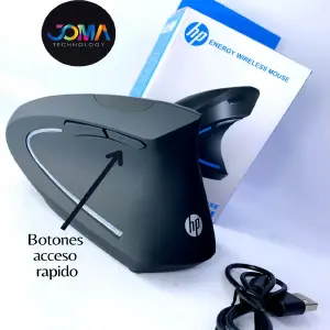 Ratón Vertical Recargable Ergonómico: Comodidad y Productividad sin Precedentes - Mouse vertical recargable ergonomico