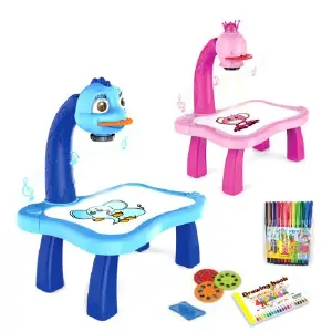 Mesa de Dibujo Interactiva con Proyector LED - Mesa de dibujo con proyector Led