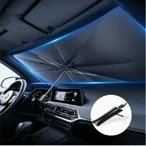 Sombrilla Parabrisas para Carro: Protección Solar Inigualable - Sombrilla parabrisas carro