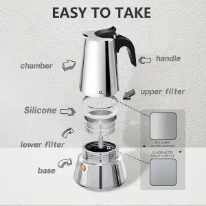 Máquina de Café Expreso: Disfruta el Sabor Auténtico - Máquina De Café Expreso 4 Tazas