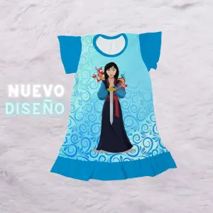 Pijama Mulan para Niña: ¡Sueña con Aventuras Épicas! - pijama niña mulan
