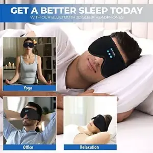 Antifaz Para Dormir Con Bluetooth: Duerme Plácidamente y Despierta Refrescante - Antifaz Para Dormir Con Bluetooth