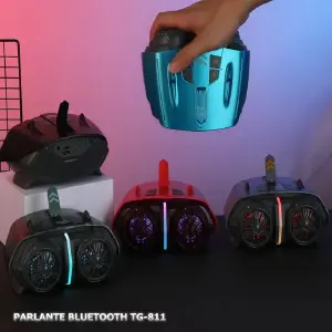 Parlante TG811 con Luz: ¡Tu Música con Estilo y Color! - Parlante TG811 con luz