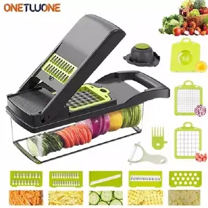 Mandolina Picatodo Multifuncional para Verduras - Mandolina Picatodo Multifuncional Para V