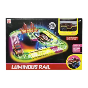 Descubre la Pista Luminosa 46 Piezas - ¡La Diversión Nunca Termina! - PISTA LUMINOSA 46 PCS 888-134