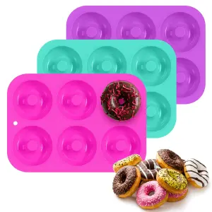 Molde de Silicona para Donuts Irresistibles - Molde silicona para donut donas