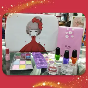 Kit de Maquillaje Infantil 'Estilo Princesa' - Kit Maquillaje Niñas Cartera Loción