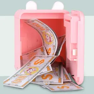 Alcancía Infantil: ¡La Diversión con Clave Secreta! - Alcancía Infantil Botón Contraseña