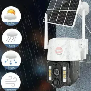 Cámara Solar WiFi 1 Lente 2.4 GHz: Seguridad Inteligente para tu Hogar - CAMARA SOLAR WIFI 1 LENTE 2.4