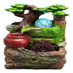 FUENTE DE AGUA 25CMS MOLINO: El Sonido de la Tranquilidad - FUENTE DE AGUA 25CMS MOLINO