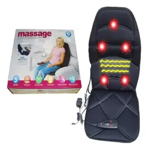 Relájate y Revitaliza con Nuestro Cojín Masajeador Vibratorio - Silla cojin mansajeador vibracion espald