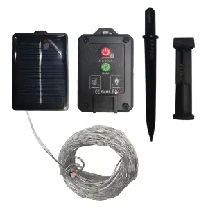 Ilumina Tu Espacio con Nuestro Alambre de 100 Luces LED Solares - -Instalación Alambre 100 Led Solar