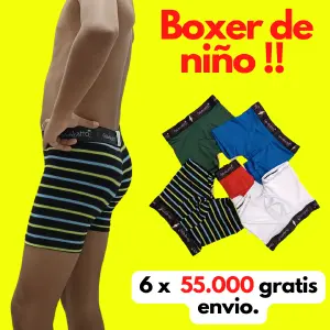 PROMO BOXER NIÑO 1: Comodidad y Estilo para tus Pequeños Aventureros - PROMO BOXER NIÑO 1