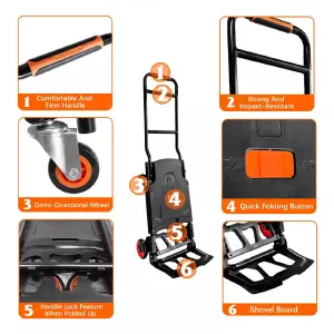 Carro Plegable Multifunción C06: Tu Aliado Versátil - Carro Plegable Multifunción C06
