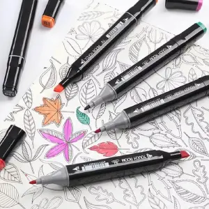 Set Exclusivo de Marcadores de Doble Punta: ¡Desata tu Creatividad! - Set De Marcadores Doble Punta 120 Piezas