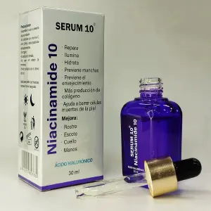 Suero de Niacinamida 10%: Un toque de luminosidad para tu piel - 7675+1088- JABON-SERUM NIACINAMIDA