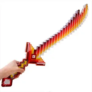 Espada Luminosa y Sonora de Minecraft para Niños - Juguete Espada Minecraft Niños Led Sonid