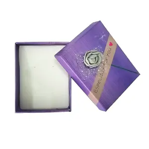 Elegante Caja Estuche para Collares y Aretes: Presenta tus Joyas con Estilo - Caja Estuche Collar Aretes Joyas Present