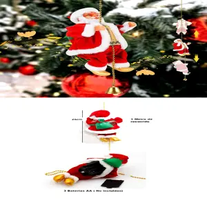 ¡Papá Noel Trepador Musical: La Alegría Navideña Que Asciende! - PAPÁ NOEL TREPADOR ESCLADOR MUSICAL