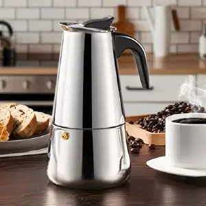 Cafetera Italiana Espresso: El Arte del Café Perfecto en tu Hogar - Cafetera Italiana Espresso 9 Tazas