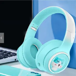 Audífonos Diadema Bluetooth con Figura de Gato: ¡Sonido y Estilo Únicos! - Audifonos Diadema Bluetooth Figura Gato
