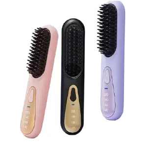 Cepillo Plancha Inalámbrico Portátil: ¡Liso Perfecto en Cualquier Lugar! - Cepillo Plancha Inalámbrico Portable