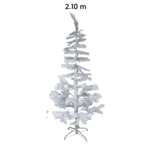 Árbol de Navidad Blanco de 2.10 Metros: Elegancia Invernal para tu Hogar - Arbol Navidad 2,10 metros blanco