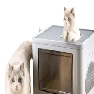 Comodidad y Limpieza Superior para Tu Gato: Caja de Arena Grande - Caja De Arena Arenero Para Gatos Grande