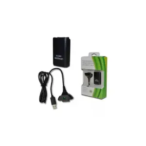 Kit de Carga y Juego para Xbox 360 - Kit Carga Y Juega Para Control Xbox 360