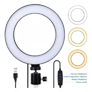 Ilumina Tu Mundo con el Aro de Luz RGB LED de 16cm R01 - Aro De Luz Rgb Led De 16cm R01