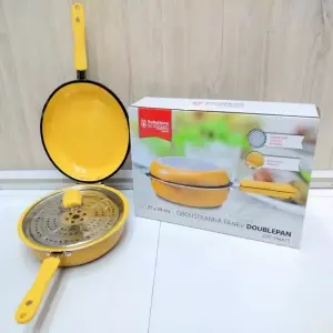 Revoluciona Tu Cocina con la Sartén Doubletta - Sartén Doubletta Antiadherente Multifunc