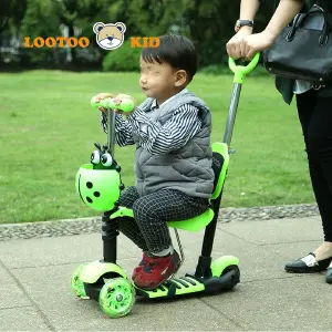 Patineta Monopatin Scooter 5 en 1 con Luces LED - Patineta Monopatin Scooter 5 En 1 Luz Le